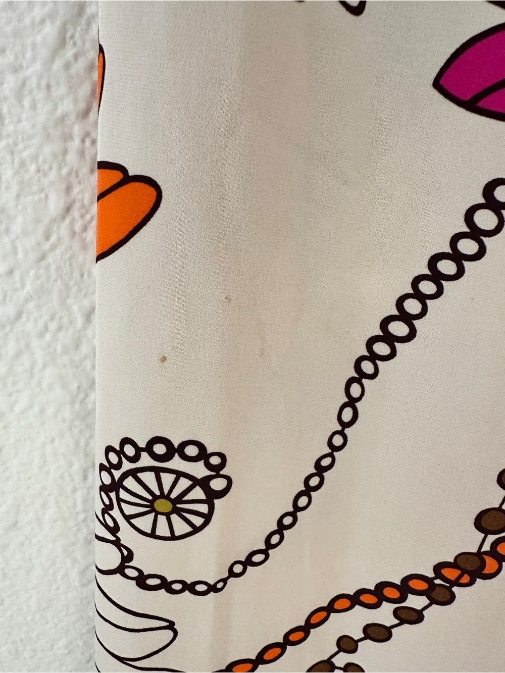 Trina Turk Silk Floral Wide-Leg Pants in Orange, Pink & Cream - Picture 4 of 6